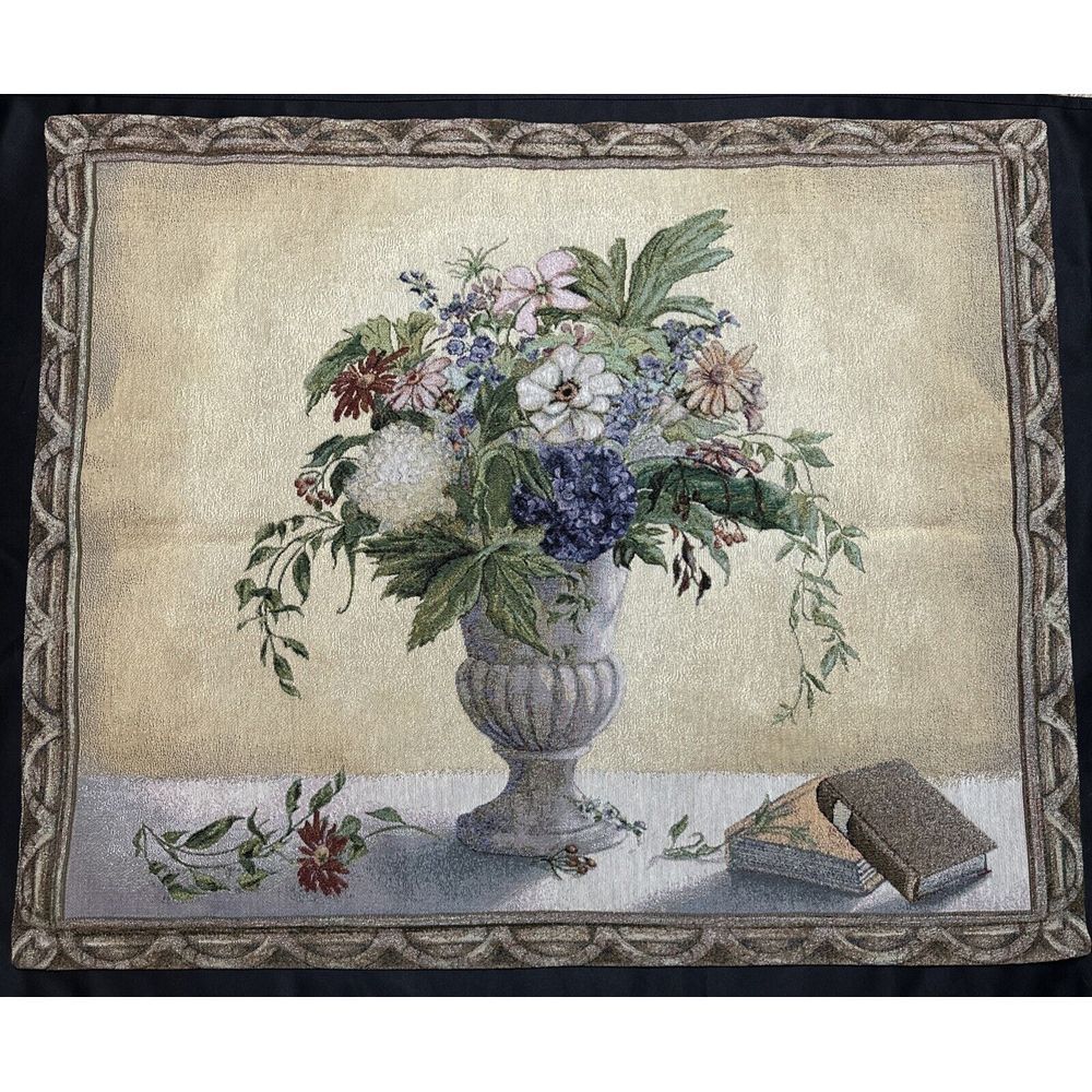 Morning Reflections Fine Art Tapestry - Woven in North America,Floral Tapestries